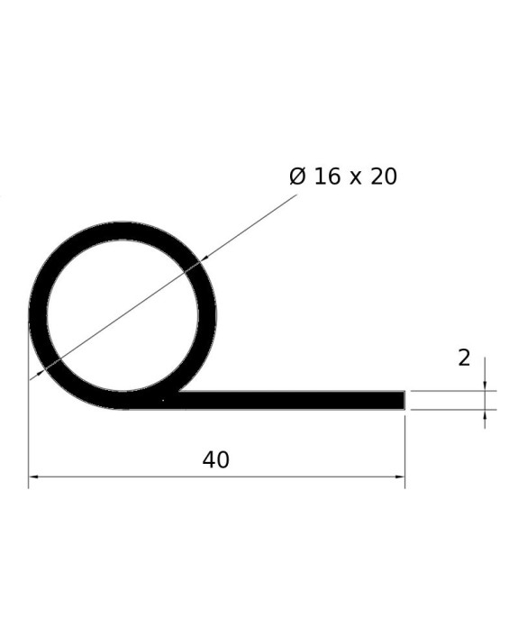 JOINT NOTE DE MUSIQUE Ø 20 MM