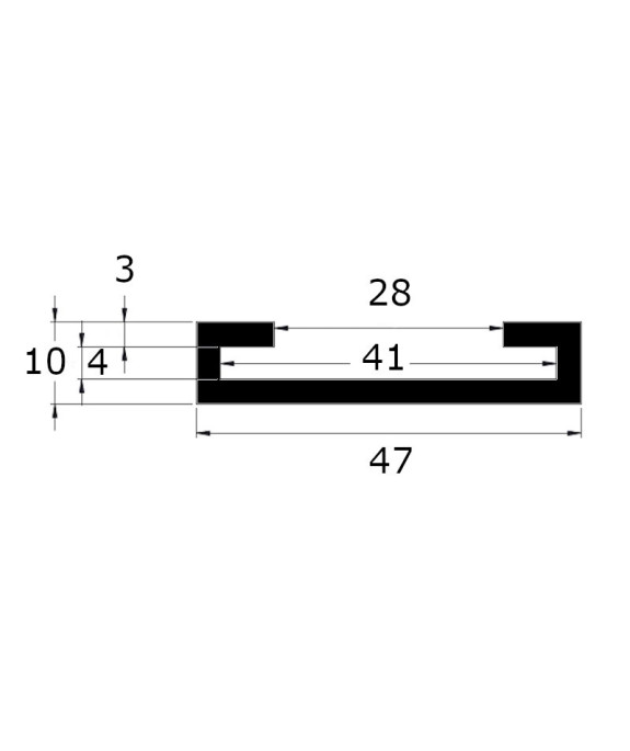 Protection de plat acier 40 x 4 mm